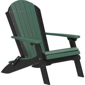 imageLuxCraft Folding Adirondack Chair  Available in 32 ColorsGreen  Black