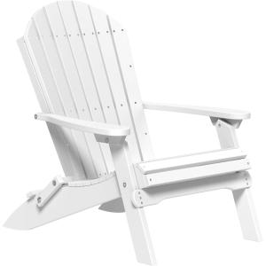 imageLuxCraft Folding Adirondack Chair  Available in 32 ColorsWhite