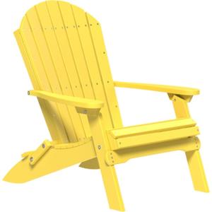 imageLuxCraft Folding Adirondack Chair  Available in 32 ColorsYellow