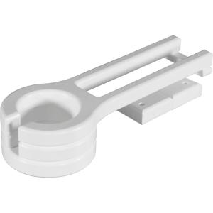 imageLuxCraft Glider Cup Holder Attachment for Outdoor Gliders Slide Out Cup Holder for Outside Glider Chairs Space Saving Design  Amish Made USA Coastal Gray ampamp BlackWhite