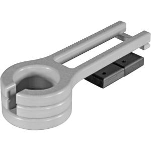 imageLuxCraft Glider Cup Holder Attachment for Outdoor Gliders Slide Out Cup Holder for Outside Glider Chairs Space Saving Design  Amish Made USA Coastal Gray ampamp BlackDove Gray  Black