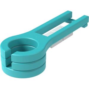 imageLuxCraft Glider Cup Holder Attachment for Outdoor Gliders Slide Out Cup Holder for Outside Glider Chairs Space Saving Design  Amish Made USA Coastal Gray ampamp BlackAruba Blue  White