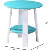 imageLuxCraft Deluxe End Table  Available in 35 ColorsAruba Blue and White
