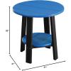 imageLuxCraft Deluxe End Table  Available in 35 ColorsBlue and Black