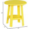 imageLuxCraft Deluxe End Table  Available in 35 ColorsYellow