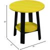 imageLuxCraft Deluxe End Table  Available in 35 ColorsYellow and Black