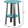 imageLuxCraft Deluxe End Table 28quot TangerineWhiteAruba on Black