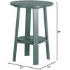 imageLuxCraft Deluxe End Table 28quot TangerineWhiteGreen
