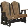 imageLuxCraft 4 Adirondack Glider  Available in 20 ColorsAntique Mahogany  Black