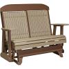 imageLuxCraft 4 Classic Glider  Available in 14 ColorsWeatherwood  Chestnut Brown