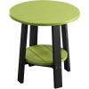 imageLuxCraft Deluxe End Table  Available in 35 ColorsLime Green and Black