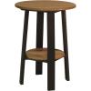 imageLuxCraft Deluxe End Table 28quot TangerineWhiteAntique Mahogany on Black