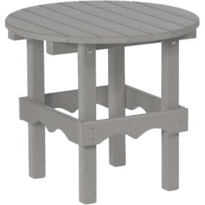 imageDutchCrafters 20 Inch Tall Modern Outdoor Patio Small Side End Table Plant Stand Accent Table for Balcony Deck Garden Yard Dark GrayDark Gray