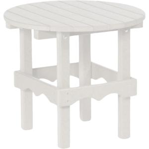 imageDutchCrafters 20 Inch Tall Modern Outdoor Patio Small Side End Table Plant Stand Accent Table for Balcony Deck Garden Yard Dark GrayWhite