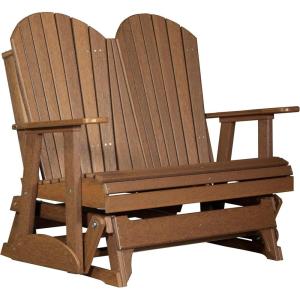 imageLuxCraft 4 Adirondack Glider  Available in 20 ColorsAntique Mahogany