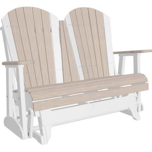 imageLuxCraft 4 Adirondack Glider  Available in 20 ColorsBirch  White