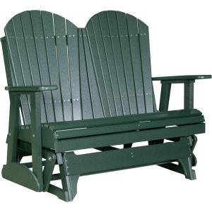 imageLuxCraft 4 Adirondack Glider  Available in 20 ColorsGreen