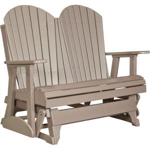 imageLuxCraft 4 Adirondack Glider  Available in 20 ColorsWeatherwood