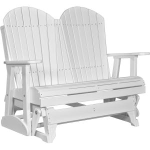 imageLuxCraft 4 Adirondack Glider  Available in 20 ColorsWhite