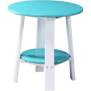 imageLuxCraft Deluxe End Table  Available in 35 ColorsAruba Blue and White
