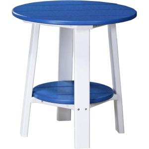 imageLuxCraft Deluxe End Table  Available in 35 ColorsBlue and White