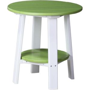 imageLuxCraft Deluxe End Table  Available in 35 ColorsLime Green and White