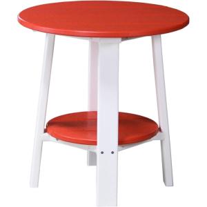 imageLuxCraft Deluxe End Table  Available in 35 ColorsRed and White