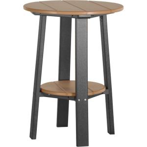 imageLuxCraft Deluxe End Table 28quot TangerineWhiteCedar on Black
