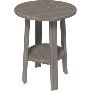 imageLuxCraft Deluxe End Table 28quot TangerineWhiteCoastal Gray