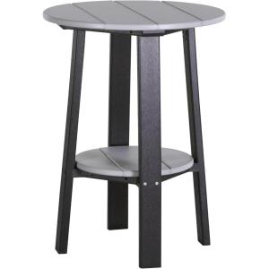 imageLuxCraft Deluxe End Table 28quot TangerineWhiteDove Gray on Black