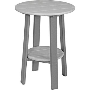 imageLuxCraft Deluxe End Table 28quot TangerineWhiteDove Gray on Slate