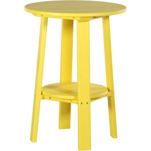 imageLuxCraft Deluxe End Table 28quot TangerineWhiteYellow