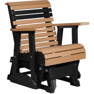 imageLuxCraft Plain Glider  2 Available in 14 Colors Antique MahoganyBlack  PremiumCedar on Black