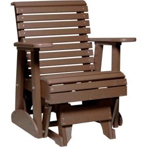 imageLuxCraft Plain Glider  2 Available in 14 Colors Antique MahoganyBlack  PremiumChestnut Brown