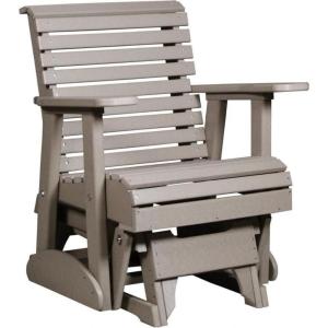 imageLuxCraft Plain Glider  2 Available in 14 Colors Antique MahoganyBlack  PremiumWeatherwood