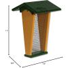 imageDutchCrafters Peanut Hanging Poly Bird Feeder Turf Green ampamp CedarTurf Green  Cedar