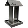 imageTall Poly Hanging Bird Feeder Black ampamp Gray Mounting Style  Hanging