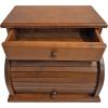 imageDutchCrafters Amish USA Made Solid Wood Countertop Bread Box with Drawer Bread Holder for Kitchen Counter Large Bread Box for Kitchen Countertop Cherry  Michaels CherryCherry  Michaels Cherry