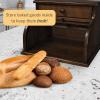 imageDutchCrafters Amish USA Made Solid Wood Countertop Bread Box with Drawer Bread Holder for Kitchen Counter Large Bread Box for Kitchen Countertop Cherry  Michaels CherryBrown Maple  Briar