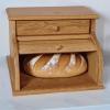 imageDutchCrafters Amish USA Made Solid Wood Countertop Bread Box with Drawer Bread Holder for Kitchen Counter Large Bread Box for Kitchen Countertop Cherry  Michaels CherryOak  Medium Walnut