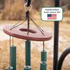imageLambright Chimes Tranquil Rain 41 Malachite Personalized Wind Chime for Outside  Memorial Wind Chimes for Loss of Loved One Thoughtful Retirement Gift for Woman Sympathy Windchimes36 Songbird