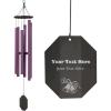 imageLambright Chimes Morning Glory Small Personalized Wind Chime36 inch TallPurpleAmish Made in America Mayo Purple49 Canterbury Bells
