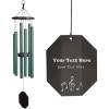 imageLambright Chimes Tranquil Rain 41 Malachite Personalized Wind Chime for Outside  Memorial Wind Chimes for Loss of Loved One Thoughtful Retirement Gift for Woman Sympathy Windchimes36 Songbird