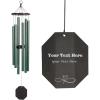 imageLambright Chimes Tranquil Rain 41 Malachite Personalized Wind Chime for Outside  Memorial Wind Chimes for Loss of Loved One Thoughtful Retirement Gift for Woman Sympathy Windchimes41 Tranquil Rain