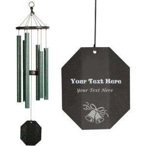 imageLambright Chimes Tranquil Rain 41 Malachite Personalized Wind Chime for Outside  Memorial Wind Chimes for Loss of Loved One Thoughtful Retirement Gift for Woman Sympathy Windchimes32 Tinker Belle