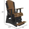 imageLuxCraft Adirondack Balcony Glider  2  Available in 20 Colors Blue on BlackAntique Mahogany on Black  Premium