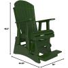 imageLuxCraft Adirondack Balcony Glider  2  Available in 20 Colors Blue on BlackGreen