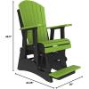 imageLuxCraft Adirondack Balcony Glider  2  Available in 20 Colors Blue on BlackLime Green on Black