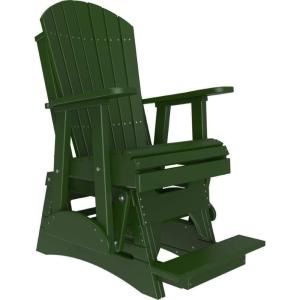 imageLuxCraft Adirondack Balcony Glider  2  Available in 20 Colors Blue on BlackGreen