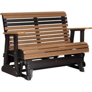 imageLuxCraft Plain Glider  4 CherrywoodBlackAntique Mahogany on Black Premium